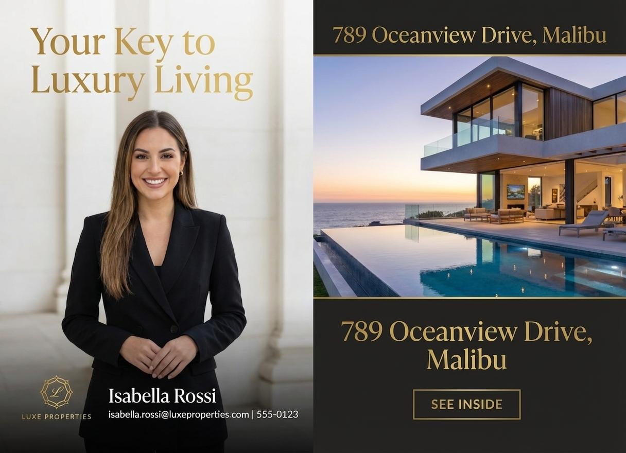 Luxury Living in Malibu — Google Display Ad