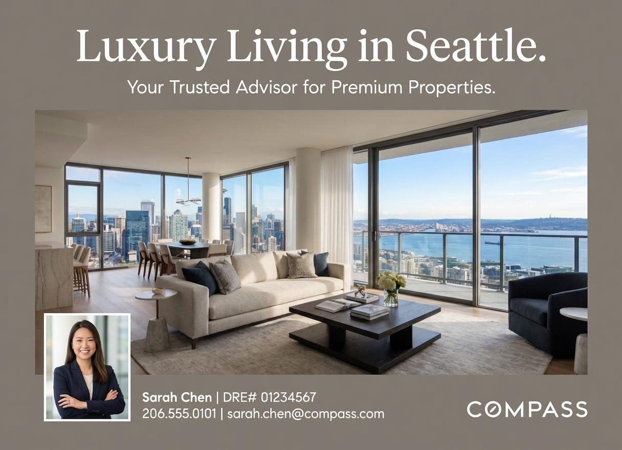 Luxury Living in Seattle — Google Display Ad